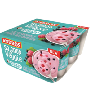 Kokos südlü qatıq moruq dadı ilə - Raspberry Yogurt with Coco Milk - 4ədəd x 100qr